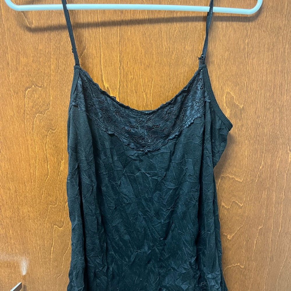 Maurices Black Lace Detail Top